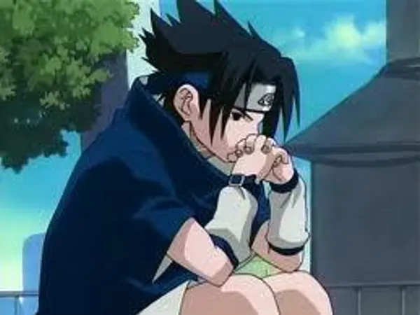 You see Sasuke sat all alone gazing at the sun rise, what do you do?