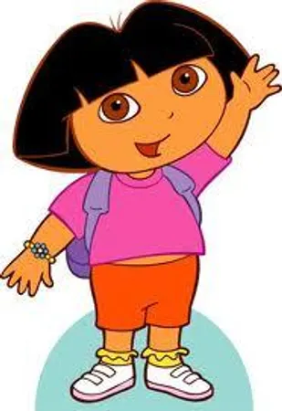 Your little sister comes into the living room before you do and turns on Dora. What do you do?