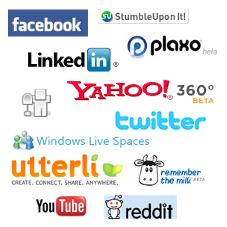How may social sites and games, are signed up for?