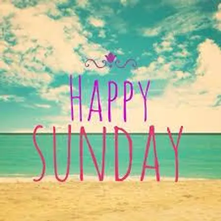 Where would someone find you on a fine Sunday morning?
