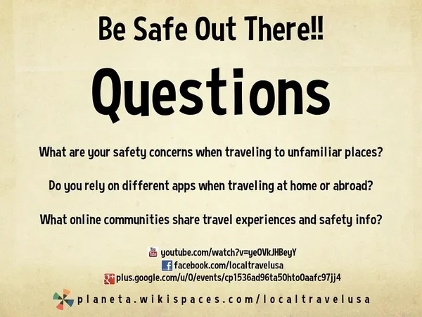 You are in an unfamiliar place. What do you do?