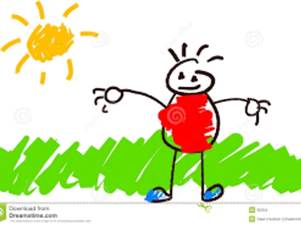 There is a kid on the internet (about 11 or 12) that drew something that looks terrible (and ask for your opinion). What do you say?