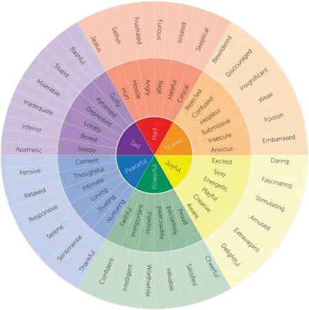 Which emotions do you feel the most?
