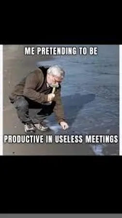 In meetings, you prefer: