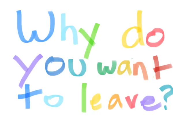 Do you want to leave?
