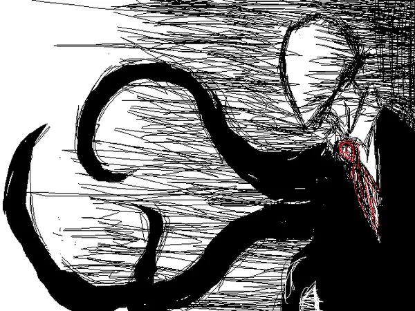 Slenderman:(telepathically); "So, you finally joined in. Do you have any other questions before I begin?..." As you were still frozen you there as you could feel a pair of non-exciting deadly eyes looking at you as you could ask "W-W-why was I B-Brought H-Here?..." as slender again talked "Ow, is that your Only question?" As you got the chance to breathe you again asked something "I-I have one m-more question, who are you guys?..." slender: "that's fair enough, but are you sure you want to hear your answers?.." as you carefully nodded. Slender: "oke, as you already know I'm slenderman, and this is Smile the dog *faces smile dog and looks back at you* we are known as Creepy-Pasta's. And we are now in the slender house, your new home"