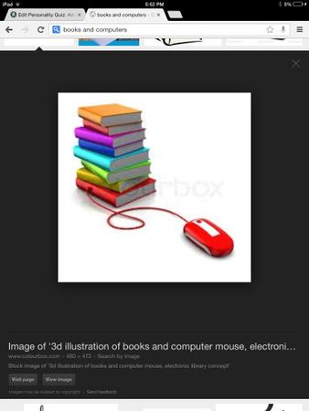 Do you like reading or electronic stuff