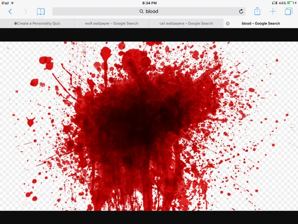 Are you not bothered by blood and death?