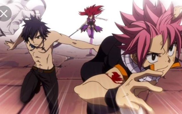 Erza, Natsu, and Gray are in a fight! Erza, Natsu, and Gray are in a fight!