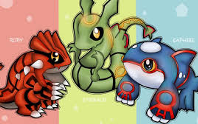 Out of the weather Trio (Kyogre, Groudon, and Rayquaza) is your favorite? Out of the weather Trio (Kyogre, Groudon, and Rayquaza) is your favorite?