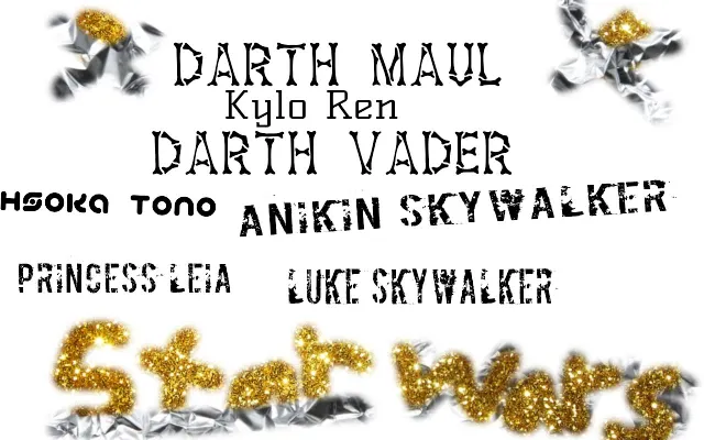 Who Is Your Favorite Star Wars Character? Who Is Your Favorite Star Wars Character?