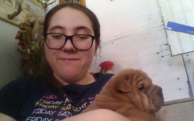 this is me with my puppy cute or no ? this is me with my puppy cute or no ?