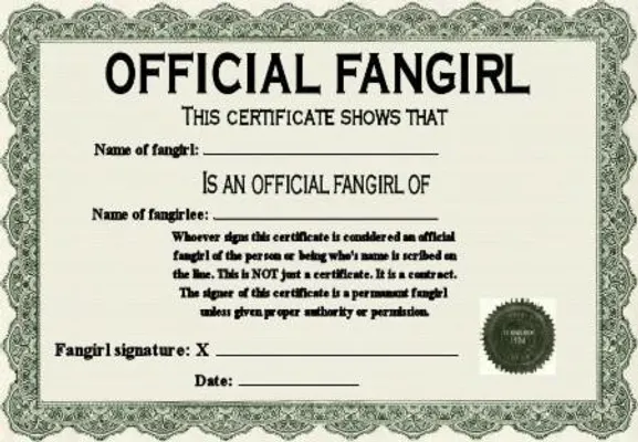 Are you a fangirl/boy? Are you a fangirl/boy?