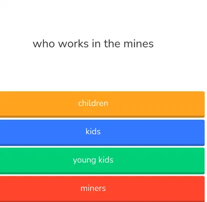 who works in the mines?