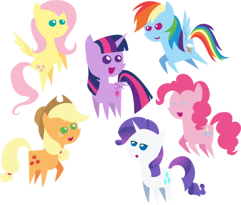 Favourite mane six pony? (I picked the scariest pics ever...)