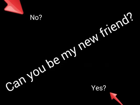 Can you be my friend? (1)