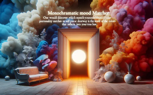 Monochromatic Mood Matcher