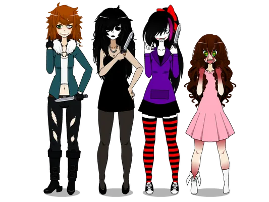 Which Creepypasta girl would befriend you?