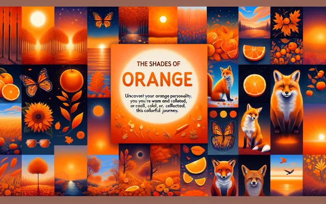 The Shades of Orange