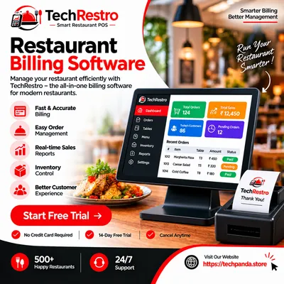 Cafes Can Simplify Daily Transactions with Restaurant Billing Software