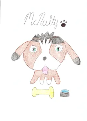 Is this a good piece of art? I spent quite a while on it and I got some positive feedback but I'm bringing this into Questions so that more people can see it. I drew McNulty, a Puppy from moshi monsters (I'm beauty784) I focused on it for a while, made a draft and then made this final piece. I guess it worked out because I tried my best. Isn't McNulty cute? Thanks. Is this a good piece of art? I spent quite a while on it and I got some positive feedback but I'm bringing this into Questions so that more people can see it. I drew McNulty, a Puppy from moshi monsters (I'm beauty784) I focused on it for a while, made a draft and then made this final piece. I guess it worked out because I tried my best. Isn't McNulty cute? Thanks.