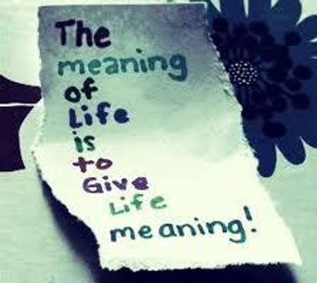 Just curious - what is the meaning of life? What do u think is the meaning of life? And don't say 42 lol :P Just curious - what is the meaning of life? What do u think is the meaning of life? And don't say 42 lol :P