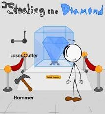 Does Anyone Know About Escaping The Prison Or Stealing The Diamond Its a game on bubblebox and its so funny! one time he threw a policeman away! Does Anyone Know About Escaping The Prison Or Stealing The Diamond Its a game on bubblebox and its so funny! one time he threw a policeman away!