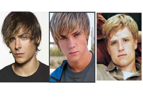 HELP ON MY STORY :D please What should the boy in my story's name be? He has dirty blonde shaggy hair. (based off of picture below) He is tan with bright blue eyes like boy #1. His hair is dark like that underneath... slender face and hair styled like boy #2... strong look with messiness and color of hair (on top) as boy #3 ... and i do know who boy #1 and boy #3 are... *sigh* HELP ON MY STORY :D please What should the boy in my story's name be? He has dirty blonde shaggy hair. (based off of picture below) He is tan with bright blue eyes like boy #1. His hair is dark like that underneath... slender face and hair styled like boy #2... strong look with messiness and color of hair (on top) as boy #3 ... and i do know who boy #1 and boy #3 are... *sigh*