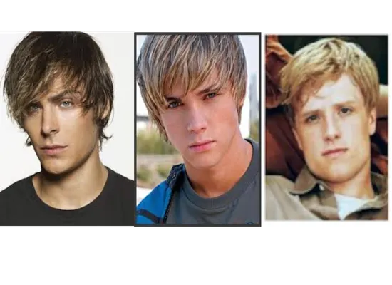 HELP ON MY STORY :D please What should the boy in my story's name be? He has dirty blonde shaggy hair. (based off of picture below) He is tan with bright blue eyes like boy #1. His hair is dark like that underneath... slender face and hair styled like boy #2... strong look with messiness and color of hair (on top) as boy #3 ... and i do know who boy #1 and boy #3 are... *sigh* HELP ON MY STORY :D please What should the boy in my story's name be? He has dirty blonde shaggy hair. (based off of picture below) He is tan with bright blue eyes like boy #1. His hair is dark like that underneath... slender face and hair styled like boy #2... strong look with messiness and color of hair (on top) as boy #3 ... and i do know who boy #1 and boy #3 are... *sigh*