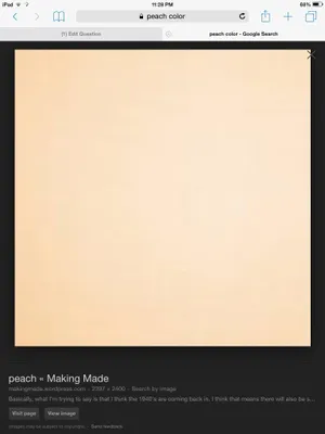 What do you think of the color peach? I wanted to know if people do or don't like peach! Make sure that you comment right away! What do you think of the color peach? I wanted to know if people do or don't like peach! Make sure that you comment right away!
