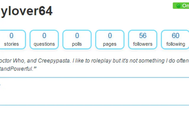What should greenylover64's new username be? My sister, @greenylover64, wants to change her username. She and I have NO IDEA what she should change it to. So, I would like to ask YOU GUYS what it should be! Any idea she approves of will be put into a poll and then everyone can vote which username is best! What should greenylover64's new username be? My sister, @greenylover64, wants to change her username. She and I have NO IDEA what she should change it to. So, I would like to ask YOU GUYS what it should be! Any idea she approves of will be put into a poll and then everyone can vote which username is best!