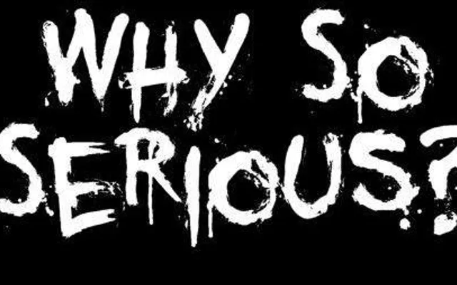 Why do people take other people so seriously on here? Take me for example, I always get judged on my purely joke-based comments. WHY?! Why do people take other people so seriously on here? Take me for example, I always get judged on my purely joke-based comments. WHY?!