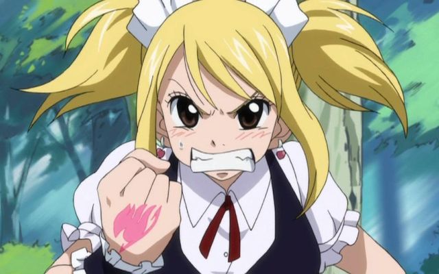 Least favourite Fairy Tail character? Lucy Heartfilia. I won't go through all the reasons , but I will tell you a few. Why does she have to be so weak? The only thing powerful of her are her celestial spirits. She's even scared of Aquarius ! - a celestial spirit that she OWNS. Lucy always needs help from people. When she's on her own , she can easily run into trouble. In the Grand Magic Games , she didn't win a single battle! I have other reasons but SOME might piss off some of the fans >_< Least favourite Fairy Tail character? Lucy Heartfilia. I won't go through all the reasons , but I will tell you a few. Why does she have to be so weak? The only thing powerful of her are her celestial spirits. She's even scared of Aquarius ! - a celestial spirit that she OWNS. Lucy always needs help from people. When she's on her own , she can easily run into trouble. In the Grand Magic Games , she didn't win a single battle! I have other reasons but SOME might piss off some of the fans >_<