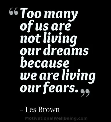 What is one fear you know is holding you back? I believe mine is lacking self confidence. What is one fear you know is holding you back? I believe mine is lacking self confidence.