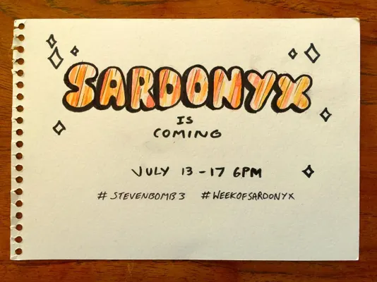 What do you think Sardonyx looks like? (Steven Universe) You can put a vivid description on what you think (or hope) Sardonyx is, or what she looks like. If you want to post a picture you can just go to my page and post it. I also have a page for this. So, what do you think Sardonyx looks like? What do you think Sardonyx looks like? (Steven Universe) You can put a vivid description on what you think (or hope) Sardonyx is, or what she looks like. If you want to post a picture you can just go to my page and post it. I also have a page for this. So, what do you think Sardonyx looks like?