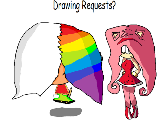 Anyone, drawing requests? Drawing requests? I love drawing! Anyone, drawing requests? Drawing requests? I love drawing!