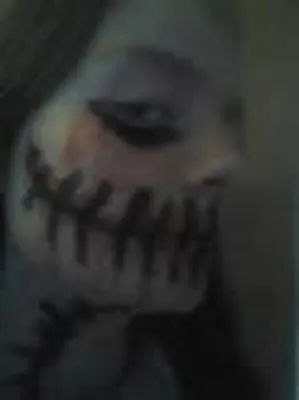 What do you guys think of my face paint I did? :3 yush I made this design on my face, by myself, with nothing but facepaint so whatdya think?^^ What do you guys think of my face paint I did? :3 yush I made this design on my face, by myself, with nothing but facepaint so whatdya think?^^