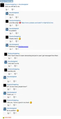Please talk to me! Okay, Alexis, sense you don't want to talk me in PM and I can't make post I want to talk you this way. You said you forgave me for what ever I did but now you're just flat out ignoring me! Talk to me! I want my best friend back! Why aren't you talking me? WHat did I do? I need answers! Ask me anything you want and I'll answer! Just talk to me. Please talk to me! Okay, Alexis, sense you don't want to talk me in PM and I can't make post I want to talk you this way. You said you forgave me for what ever I did but now you're just flat out ignoring me! Talk to me! I want my best friend back! Why aren't you talking me? WHat did I do? I need answers! Ask me anything you want and I'll answer! Just talk to me.