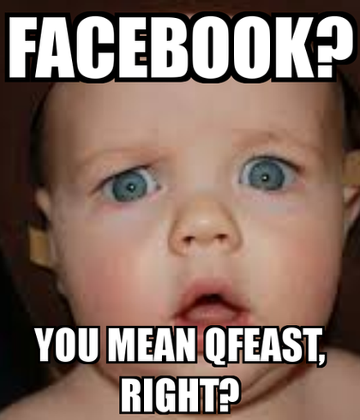 I don't check my facebook, I CHECK QFEAST! XD's Photo