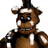 Supposed to be Freddy Fazbear with sunscreen.