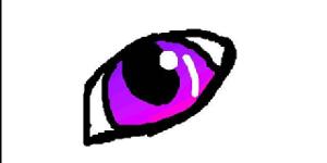 i draw my eyes like a pro [especially the color]