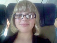Me on an airplane to Wyoming