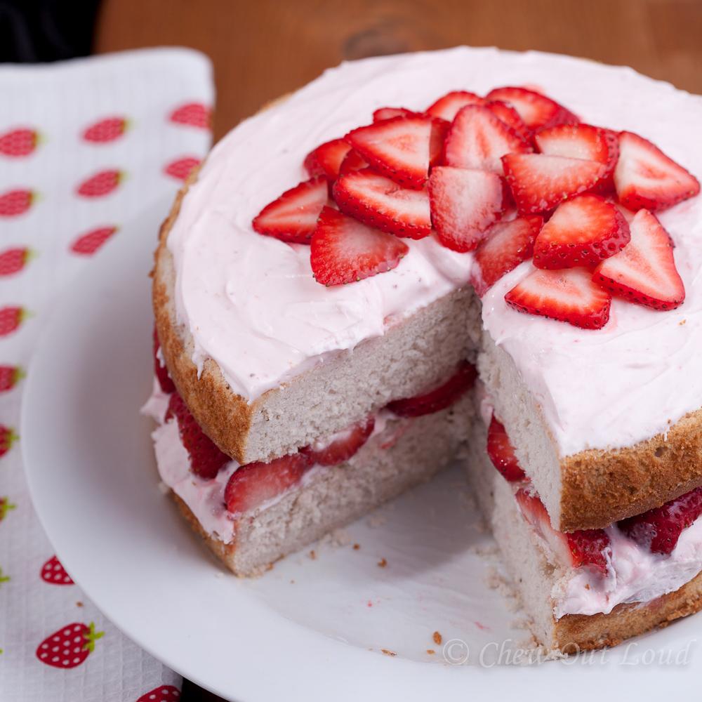 Strawberry Cake & Mont Blanc