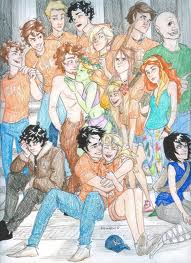 The Heroe of Olympus and Percy jackson series read the Lightning Thief's Photo