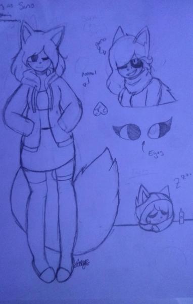 <c:out value='Awkwardly posed Samantha as Sans (again -_-)'/>