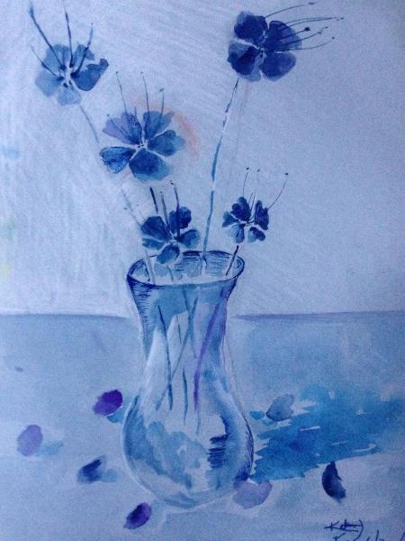 <c:out value='My Entry: Watercolor Flowers'/>