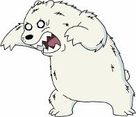 Aggressive Ice Bear