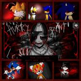 for maryanxtaillsdoll!  tails doll,Sonic.exe and lost silver