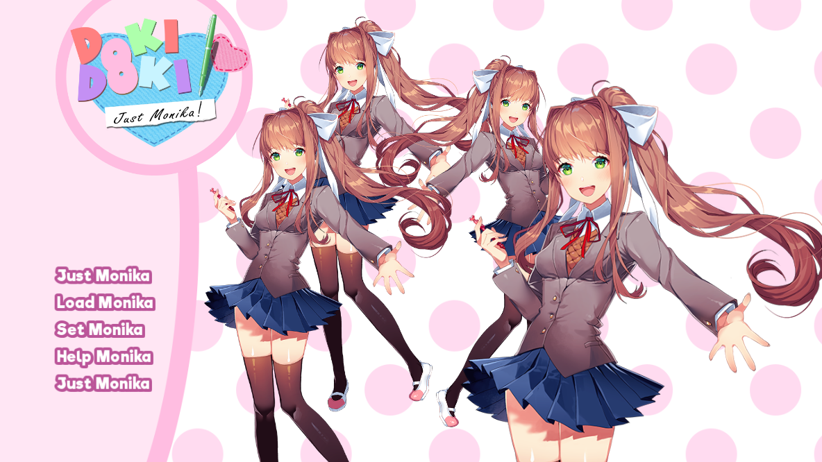 doki doki literature club logo meme