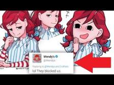 oooh i love how sassy she is [just incase you can't read it wendys said: lol they blocked us.]